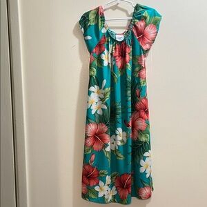 Girls Aloha Print Dress (12) in good condition